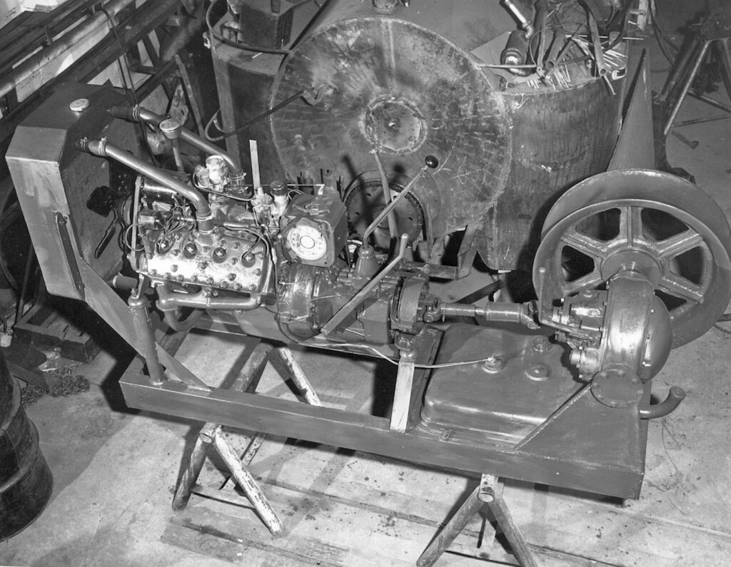 Rope tow motor circa 1953