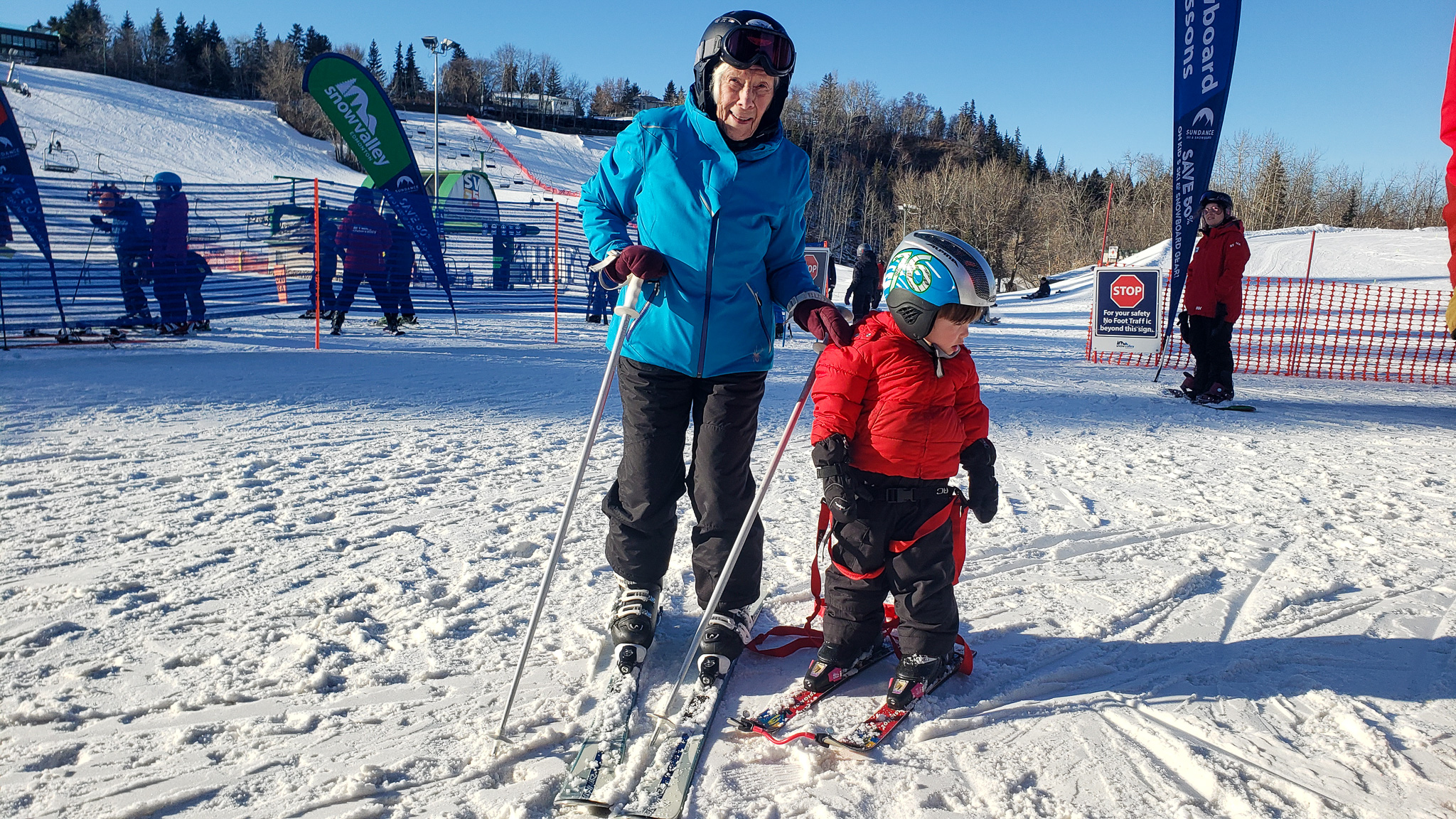At 99 & 2, This Age-Defying Duo Hit The Slopes